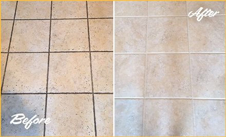 Tile & Grout Cleaning, Epoxy Color Sealing