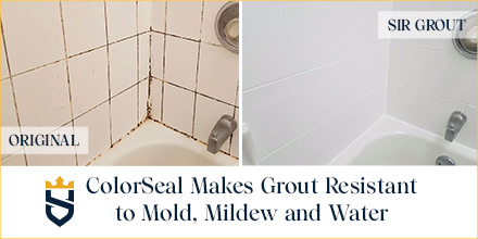 How to Colorseal and Restore Sanded Shower Grout