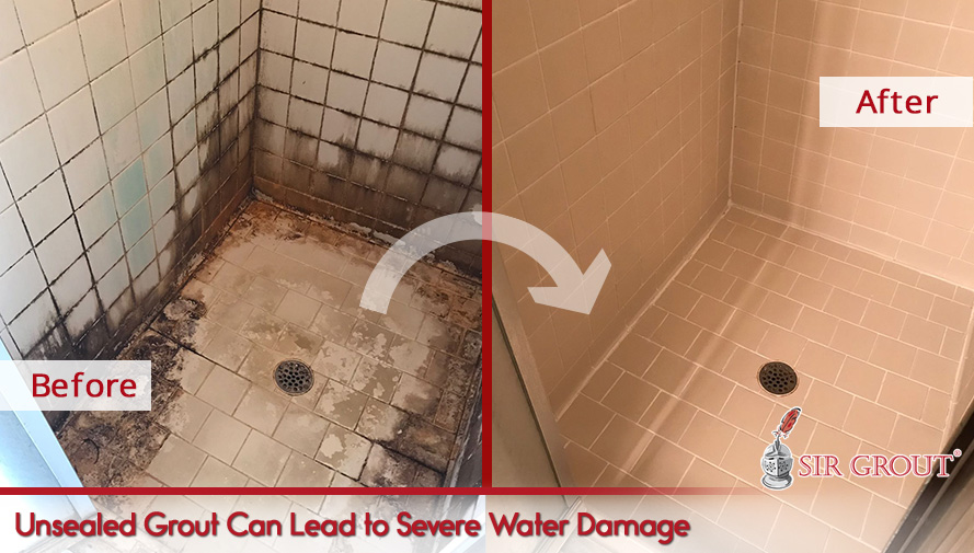 Unsealed Grout Can Lead to Severe Water Damage